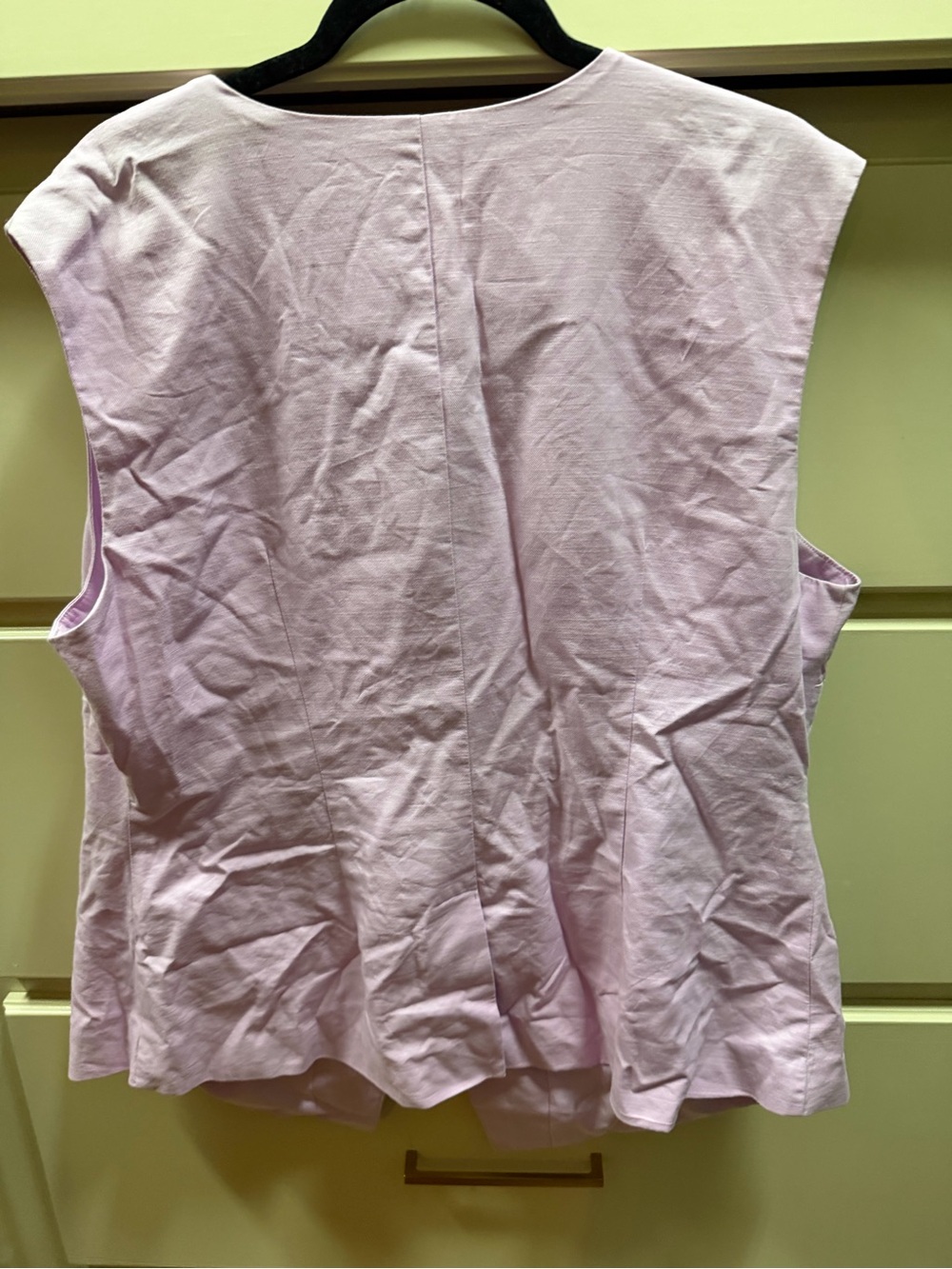 The future collective- Jenee’ Naylor. lavender Button Front Vest and Shorts Set - Picture 10 of 12